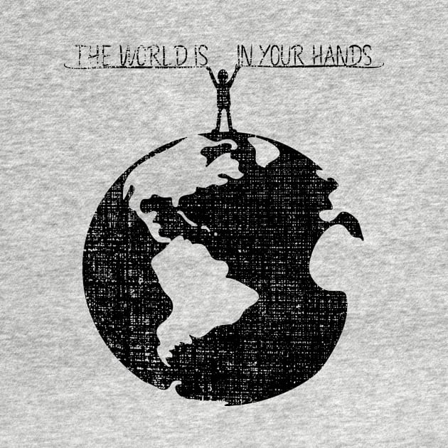 'The World Is In Your Hands' Food and Water Relief Shirt by ourwackyhome